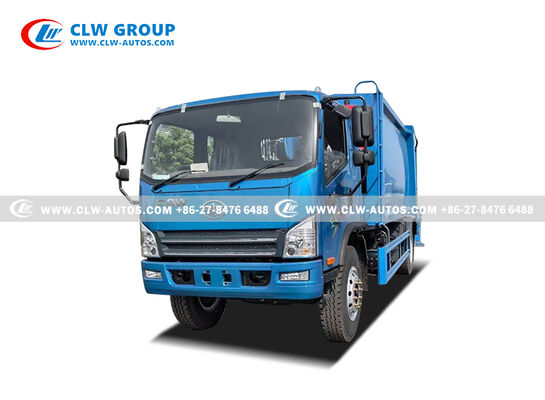 FAW 4x2 14m³ Compactor Garbage Truck – Rear-Loading Waste Compactor with Q345 Steel Body & PLC Hydraulic Control