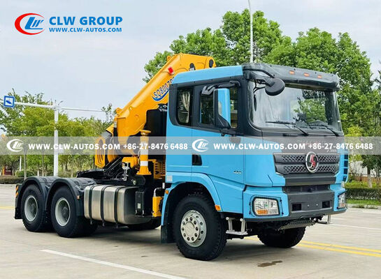 SHACMAN X3000 6×4 Truck Mounted Crane with 430 HP Weichai Engine and 8-Ton Knuckle Boom Crane Featuring Hydraulic Stabilizer Outriggers