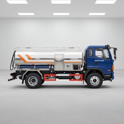 SINOTRUK HOWO CAFU 6000L Fuel Refueling Truck with Dual-Compartment Tank and YUNNEI YN4102 Diesel Engine