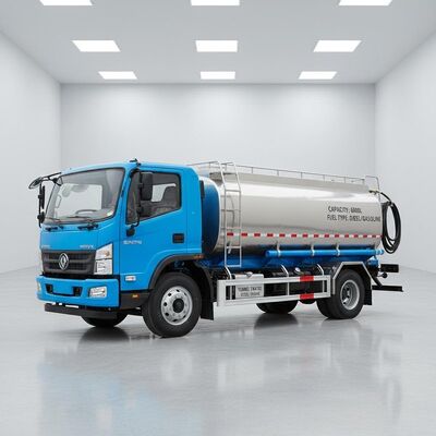 SINOTRUK HOWO CAFU 6000L Fuel Refueling Truck with Dual-Compartment Tank and YUNNEI YN4102 Diesel Engine