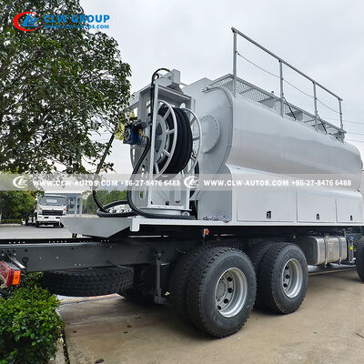 SINOTRUK HOWO 15T On-Site Mixed Explosive Truck with PLC-Based Automated Mixing and 360-Degree Rotating Hose Guide Boom
