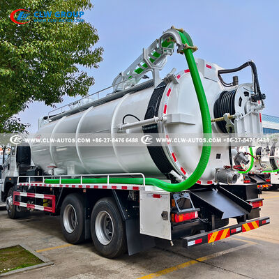 FAW JK6 Combined Jetting Truck with 310HP Weichai Engine High-Strength Carbon Steel Tank and One-Key Switching for Efficient Sanitation