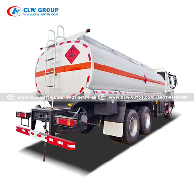 HOWO 371HP 20,000L Fuel Tanker Truck – 6x4 Heavy-Duty Diesel Bowser for Mining and Commercial Fuel Distribution