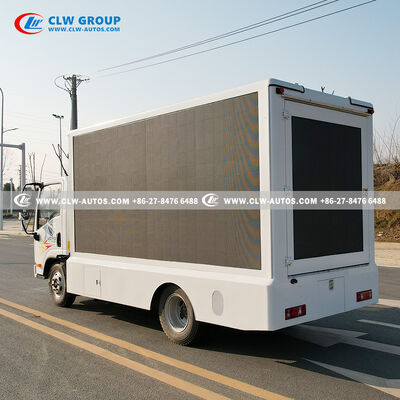 FAW 3-Side P4 Mobile LED Billboard Truck with Hydraulic Lifting Side Screens and Foldable Stage for Digital Advertising