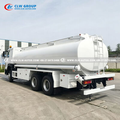 Sinotruk HOWO 6x4 20,000L Fuel Tanker Truck with 340HP Diesel Engine and PTO-Driven Pump for Bulk Fuel Transport