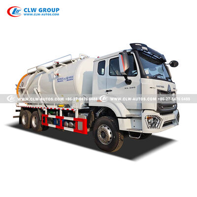 Sinotruk HOWO NX 20m³ Right-Hand Drive Sewage Suction Truck with Corrosion Resistant Vacuum Tanker for Municipal Waste