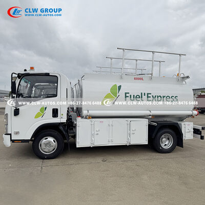 ISUZU NPR 6,000L Fuel Bowser with 150HP Euro V Engine and Integrated Fuel Dispenser for Commercial Refueling