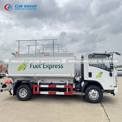 ISUZU NPR 6,000L Fuel Bowser with 150HP Euro V Engine and Integrated Fuel Dispenser for Commercial Refueling