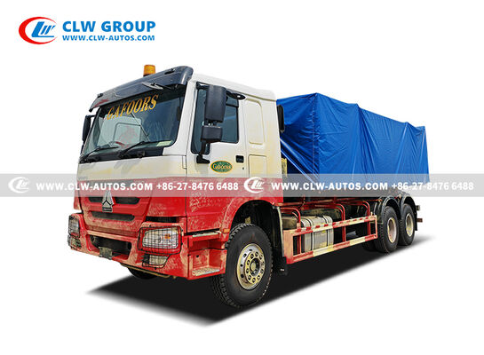 Sinotruk HOWO RHD 6x4 25-Ton Hook Lift Garbage Truck with Weichai 400HP Engine for Heavy-Duty Waste Collection