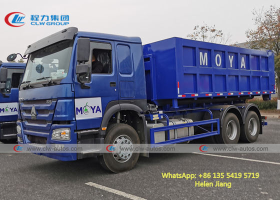 Howo 6x4 20T Roll Off Hydraulic Hooklift Garbage Collection Truck